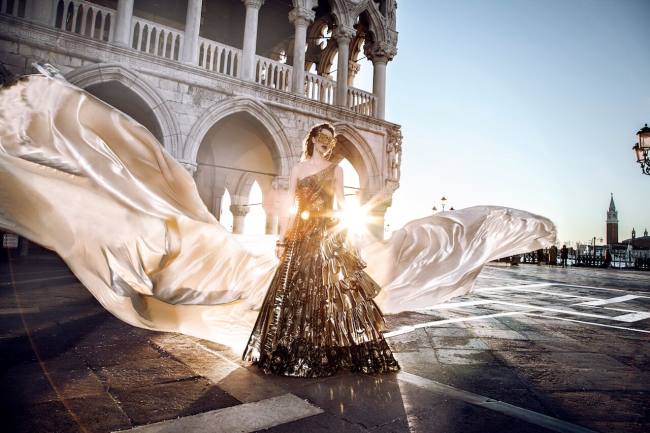 Rimlight Magazine Mauro Lorenzo Nima Benati Fashion Advertising Editorial Venice Interview Intervista Magazine Inspiration Moodboard Haute Couture Altamoda Italiana 