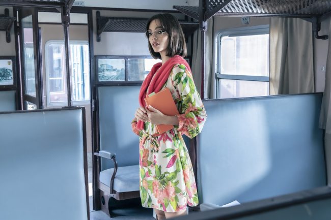 Mauro Lorenzo Fashion Editorial Photographer Advertising emotional Train Cool Inspiration Fall-winter Management Beauty Clean Essential post-production crop studio-session luxury jacket leather blue Portrait young