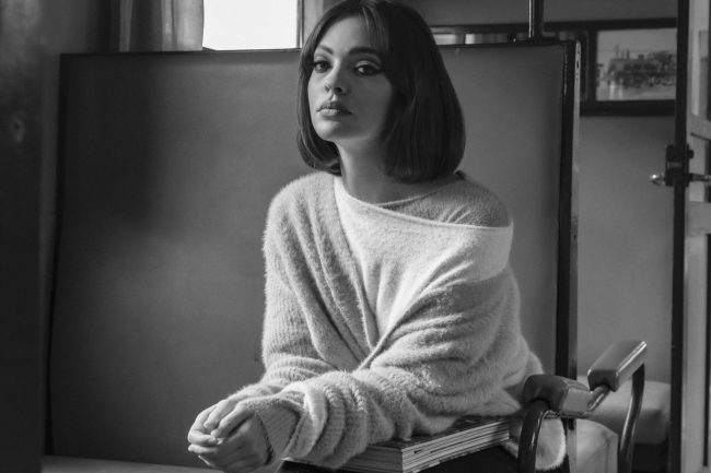 Mauro Lorenzo Fashion Editorial Photographer Advertising emotional Train Cool Inspiration Fall-winter Management Beauty Clean Essential post-production crop studio-session luxury jacket leather blue Portrait young