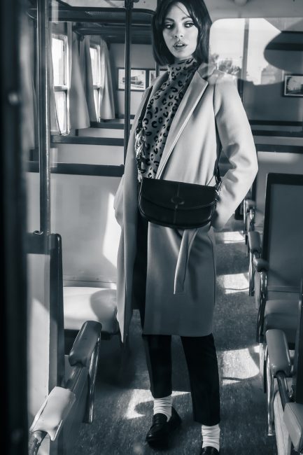 Mauro Lorenzo Fashion Editorial Photographer Advertising emotional Train Cool Inspiration Fall-winter Management Beauty Clean Essential post-production crop studio-session luxury jacket leather blue Portrait young