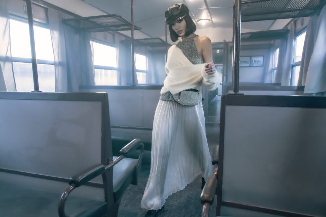 Mauro Lorenzo Fashion Editorial Photographer Advertising emotional Train Cool Inspiration Fall-winter Management Beauty Clean Essential post-production crop studio-session luxury jacket leather blue Portrait young