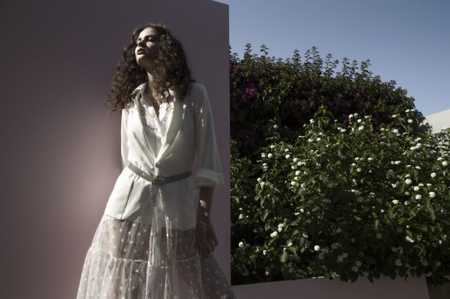 Mauro Lorenzo Fashion Photographer Advertising Campaign moitiè pretaporter minimal handmade geometric flower young texture leopard Whitedress Moodboard designer rock hat artDirector woman jump bag pannel jacket