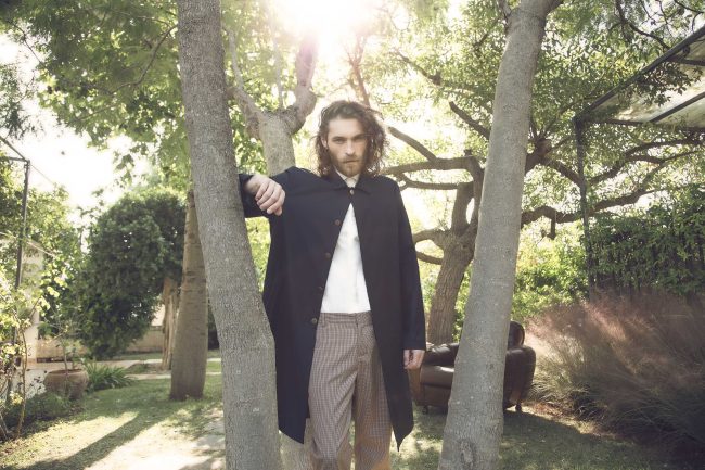 Mauro Lorenzo Fashion Photographer Advertising Campaign suit Hat shirt handmade marsem gentleman rocker lounge chair Moodboard biancoenero flare minimal Inspiration artDirector man nature pants jacket