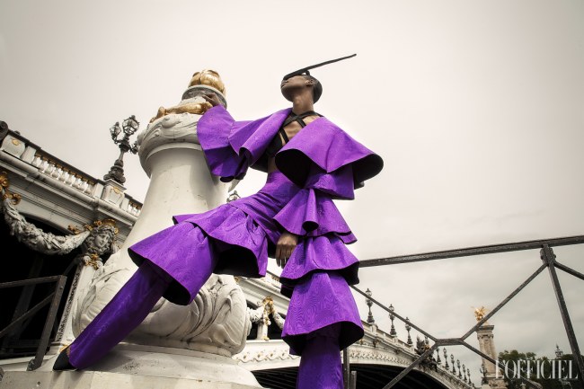 Mauro Lorenzo Fashion Editorial Fashion Photographer L'Officiel LOFFICIEL Baltics Magazine Agency Management Paris Inspiration Moodboard Mcqueen Balenciaga Shooting Brands Tour Eiffel Photographer Haute Couture 