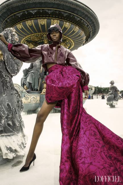 Mauro Lorenzo Fashion Editorial Fashion Photographer L'Officiel LOFFICIEL Baltics Magazine Agency Management Paris Inspiration Moodboard Mcqueen Balenciaga Shooting Brands Tour Eiffel Photographer Haute Couture 