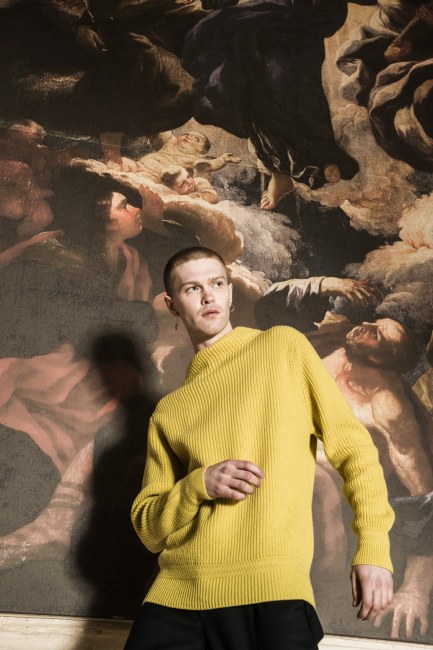 Mauro Lorenzo Fashion Editorial Photographer man jacket Magazine Agency Fall-Winter horse cavallo television Brands Marsem model Italian moodboard Inspiration church  advertising chiesa fashionweek pitti