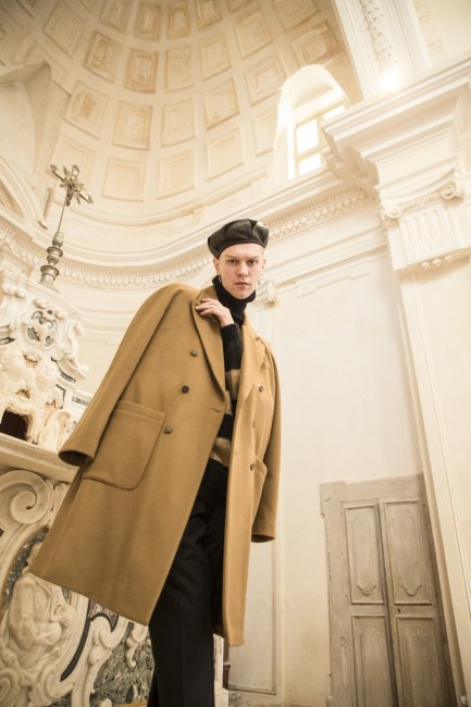 Mauro Lorenzo Fashion Editorial Photographer man jacket Magazine Agency Fall-Winter horse cavallo television Brands Marsem model Italian moodboard Inspiration church  advertising chiesa fashionweek pitti