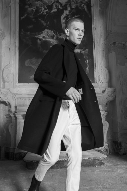 Mauro Lorenzo Fashion Editorial Photographer man jacket Magazine Agency Fall-Winter horse cavallo television Brands Marsem model Italian moodboard Inspiration church  advertising chiesa fashionweek pitti