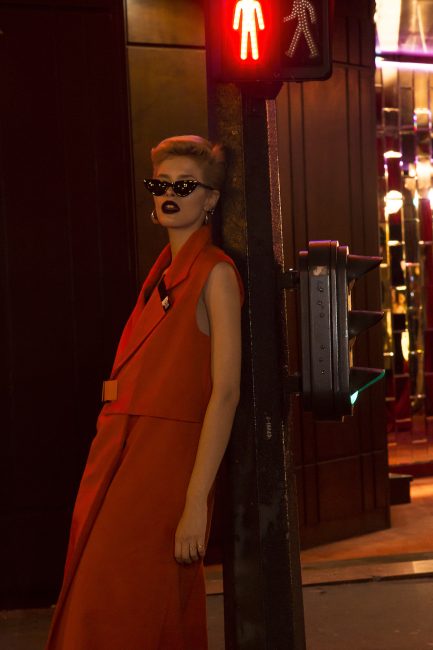 Mauro Lorenzo Fashion Photographer Fashion Editorial e506 Paris Model Set Shooting Colours Trend Deconstruction Brand Street Larisa Tafili Management Artist Paris Parigi Urban Moulin Rouge Mood Agency 