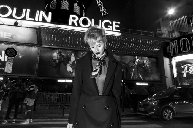 Mauro Lorenzo Fashion Photographer Fashion Editorial e506 Paris Model Set Shooting Colours Trend Deconstruction Brand Street Larisa Tafili Management Artist Paris Parigi Urban Moulin Rouge Mood Agency 