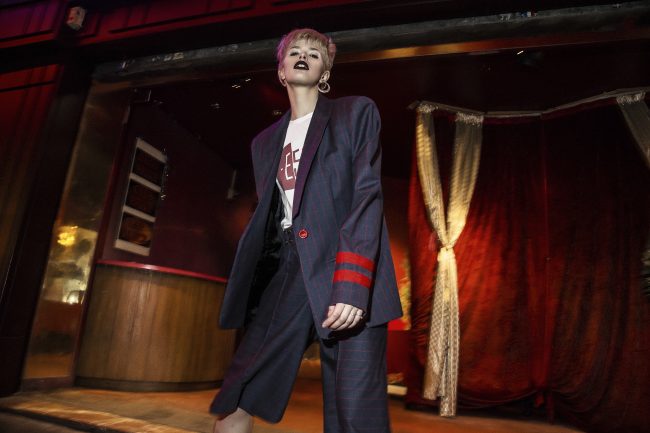 Mauro Lorenzo Fashion Photographer Fashion Editorial e506 Paris Model Set Shooting Colours Trend Deconstruction Brand Street Larisa Tafili Management Artist Paris Parigi Urban Moulin Rouge Mood Agency 