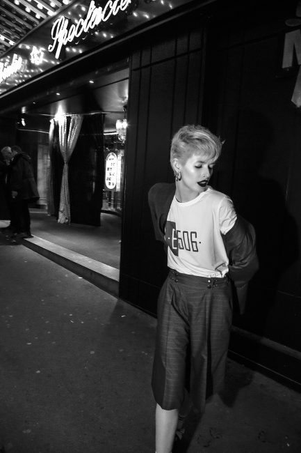 Mauro Lorenzo Fashion Photographer Fashion Editorial e506 Paris Model Set Shooting Colours Trend Deconstruction Brand Street Larisa Tafili Management Artist Paris Parigi Urban Moulin Rouge Mood Agency 