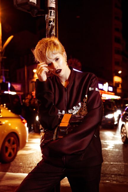 Mauro Lorenzo Fashion Photographer Fashion Editorial e506 Paris Model Set Shooting Colours Trend Deconstruction Brand Street Larisa Tafili Management Artist Paris Parigi Urban Moulin Rouge Mood Agency 