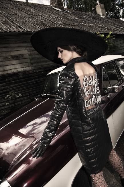 Mauro Lorenzo Fashion Photographer Editorial Haute Couture Black Deconstruction Vilnius Lake 3D