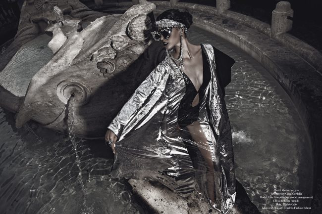 Mauro Lorenzo Fashion Photographer Fashion Editorial Haute Couture Goutte D'Art Rome Management Inspiration Deconstruction Magazine Fashion Project 